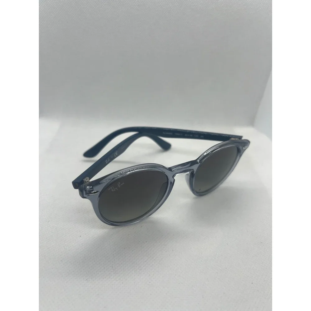 Ray-Ban RJ9064S 7050/11 Junior Round Sunglasses Blue Grey 44mm